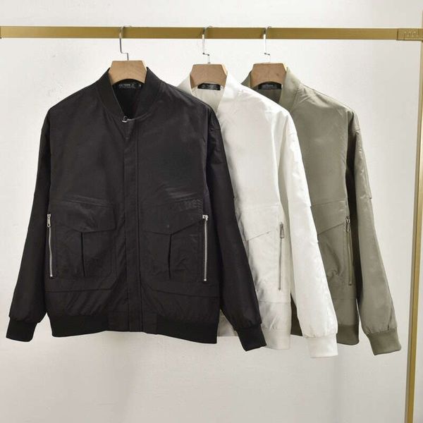 

a 22 rc mens jacket stand collar coat nylon waterproof casual zipper jackets, Black;brown