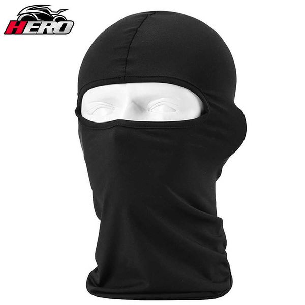

cycling caps masks new summer mask balaclava motorcycle face mask sport biker face shield moto hood wind cap ski mask ser windproof t220928, Black