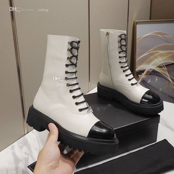 

winter designer ankle boots leather booties women fashion luxury heel boot channel woman dfvb, Black