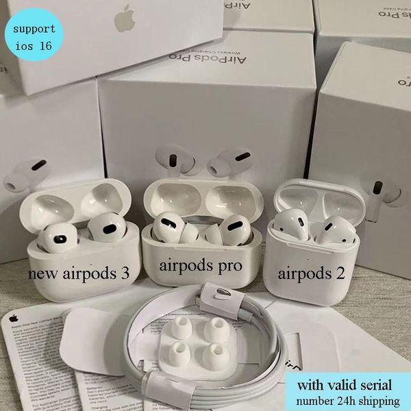 

new airpods 3 cell phone earphones airpod pros max earphones air gen 3 ap3 ap2 h1 chip transparency rename gps wireless charging bluetooth h