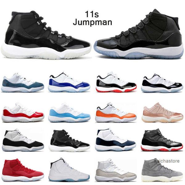 

men women jumpman 11s 11 basketball shoes legend blue 25th anniversary bred prom night concord 45 varsity red mens trainers spo jordon