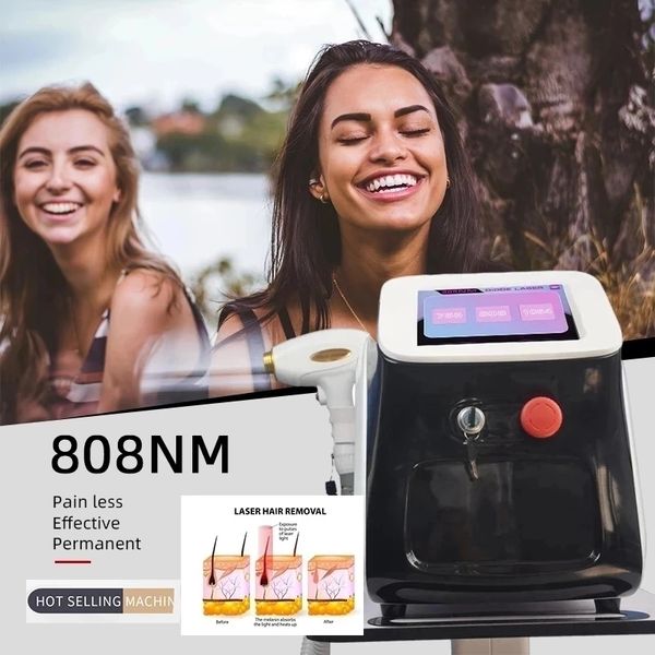 

beauty items professional permanent 808 diode laser machine for hair removal skin rejuvenation 3 wavelength e through equipment