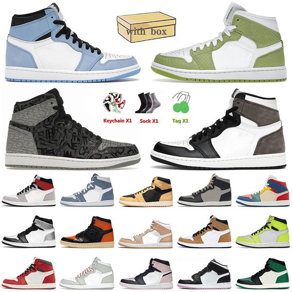 

1 1s men basketball jumpman shoes university blue green python heirloom reverse mocha bubble gum twist chicago mens women sneakers size 12