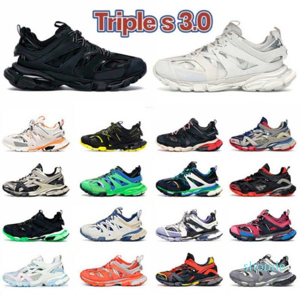

luxury balencaigass designer shoe dress shoes paris fashion triple s track 3.0 casual sneaker ice pink blue white orange black men women sne