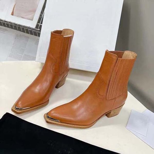 

new luxury women boots designer shoes party shoe genuine leather platform fashion autumn and winter boots size 35-40 with box, Black