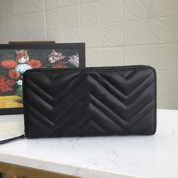 

fashion single zipper wallets the most stylish way to carry around money cards and coins men leather purse card holder long clutch business, Red;black