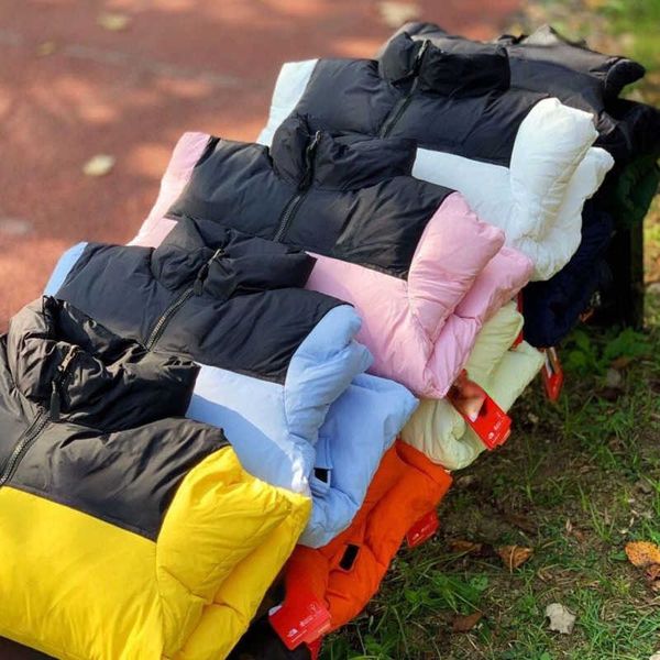 

north down jacket 22ss designer parka coat outdoor solid color zipper stand collar coats windproof warm men women, Black
