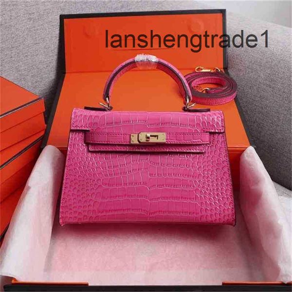 

women designer luxury herme 2022 bags fashion high grade leather women's crocodile hand mini kely ii ucky k8ro