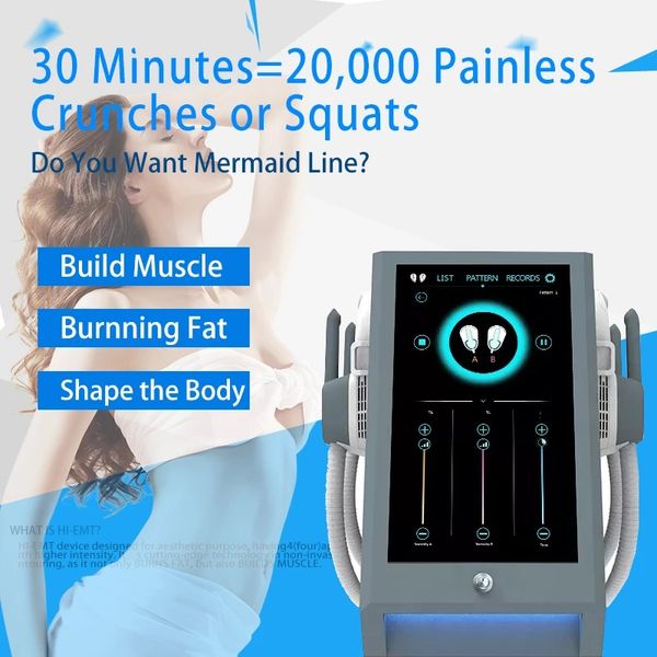 

super large screen portable dls-emslim electromagnetic slimming beauty emszero abdominal magnetic muscle stimulator
