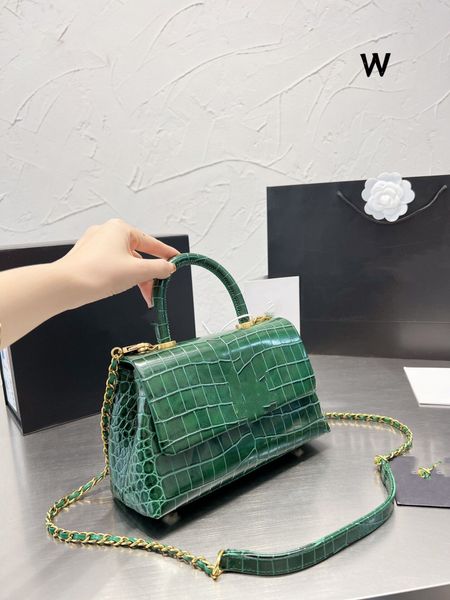 

women classic shoulder bags flap caviar series bags quilted matelasse chain crossbody lareg capacity famous cowhide crocodile pattern luxury