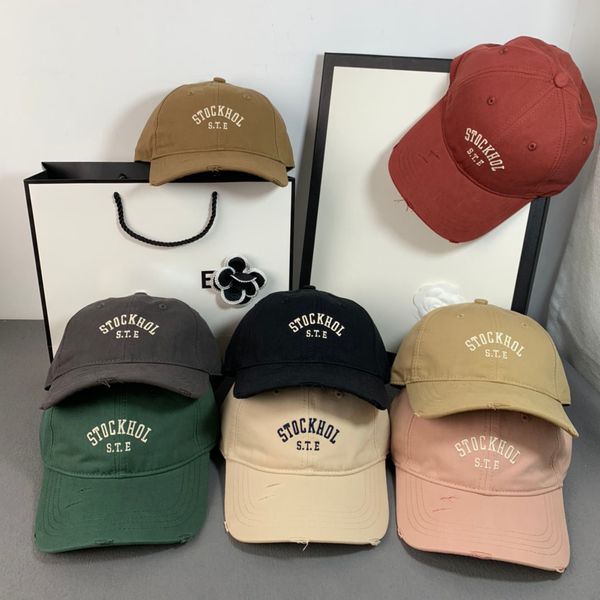 

fashion designer ball cap lovers with the same broken letter casquette travel p outdoor sun protection caps, Blue;gray