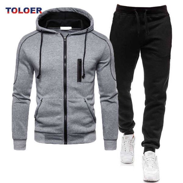 

men's tracksuits men fashion hoodies tracksuit patchwork suits men's sweatshirts drawstring sweatpants loose leisure sportswear se, Gray
