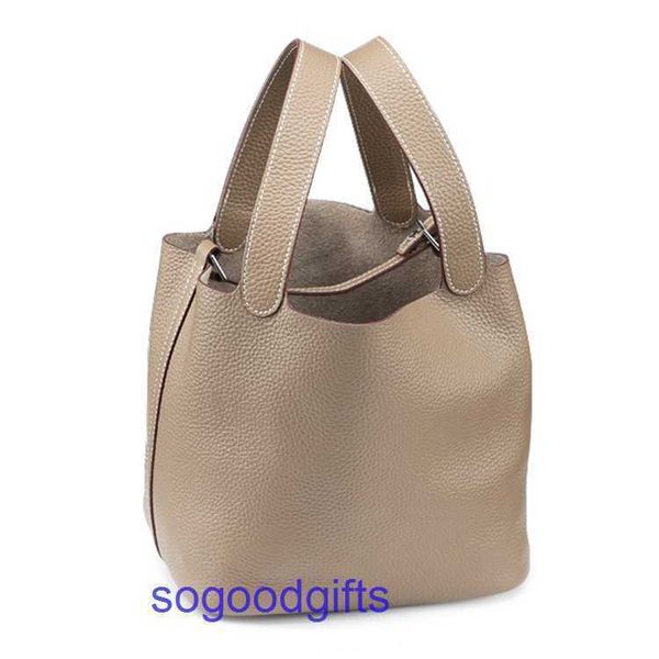 

women's designer bags genuine leather picotin lock herme handbags tote bag 2022 new women's bag leather style bucket bag leather h