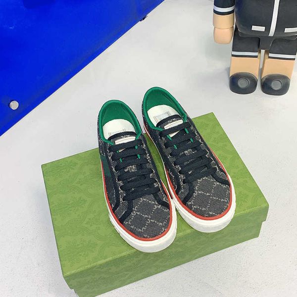 

tbtgol men's off the grid high low sneaker designer shoes green red web stripe canvas runner trainers sneakers women ru, Black