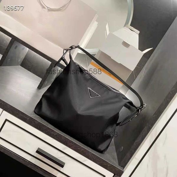 

7a quality designer shoulder bag women's waterproof cloth black denim p nylon bags