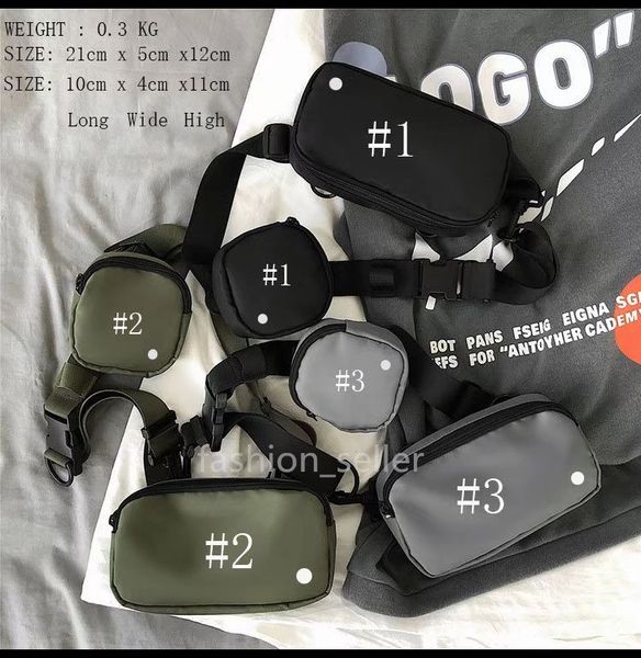

ll-ydpf52 brand women waistpacks cross body bags two pieces waist bags gym running outdoor sports travel phone coin purse casual pack bag ad