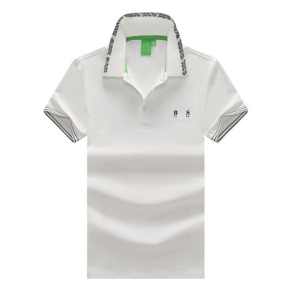 

2023 fashion brands bos summer business casual sports t-shirt running outdoor short sleeve sportswear, White;black