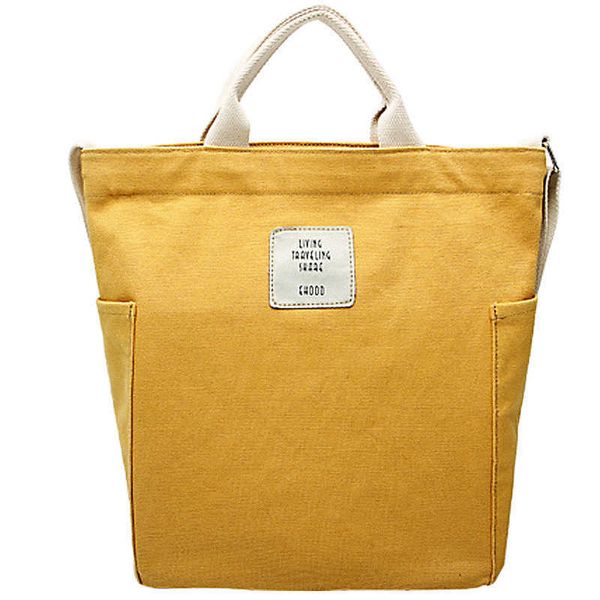 

hbp classic design tote bag canvas patchwork shopping bags with large volume simple letter decoration package leisure handbag, Blue;pink