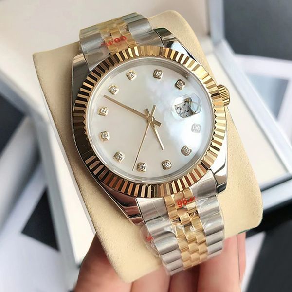 

designer watch automatic mechanical watches for men 36mm 41mm classic wristwatch gift fashion wristwatches stainless steel montre de, Silver