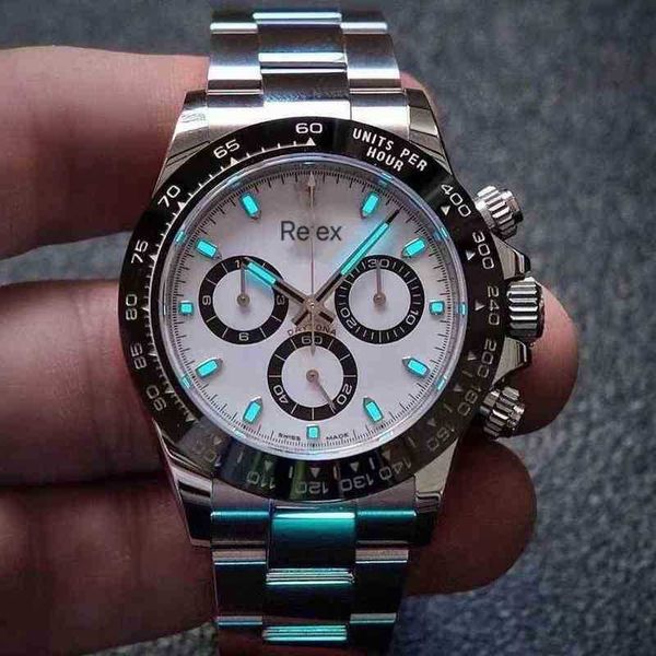 

7750 watches wrist luxury designer lewen mechanical of the same type imported from switzerland men's waterproof ice landy luminous full, Slivery;brown
