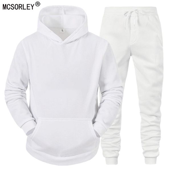 

men's tracksuits sets hoodiespants fleece solid pullovers jackets sweatershirts sweatpants hooded streetwear outfits 220929, Gray