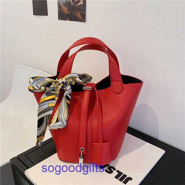 

women's designer bags genuine leather picotin lock herme handbags tote bag bag women 2022 new korean fashion food basket bucket pu bowk