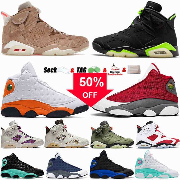 

classic jumpman 6 electric green 6s basketball shoes black cat british khaki 13 13s red flint grey hyper royal mens sports sneakers trainers