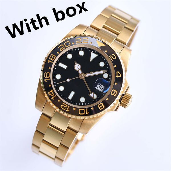 

glide lock luxury ceramic bezel watches 41mm sapphire men watch 2813 mechanical automatic movement ss fashion watchs men's designer wat, Slivery;brown