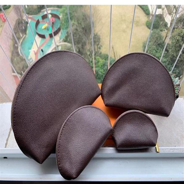 

4pcs brown women cosmetic bags organizer makeup bag travel pouch make up bag ladies cluch purses organizador toiletr331d