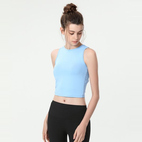 

luluwomen yoga vest women's fitness running sleeveless i-shaped sports vest quick drying tight thin