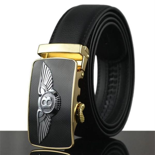 

belts wowtiger belt men luxury designer male genuine leather automatic buckle ceinture homm308a, Black;brown