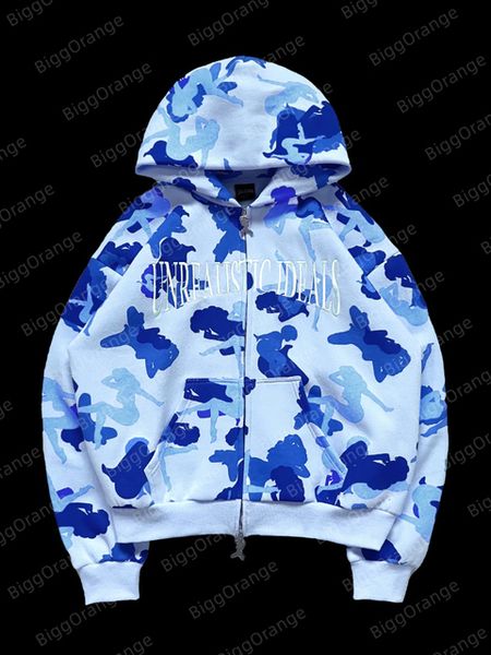 

women's hoodies sweatshirts womens high street camouflage embroidered letters hooded sweatshirt ins style hoodie women fashion clothing, Black