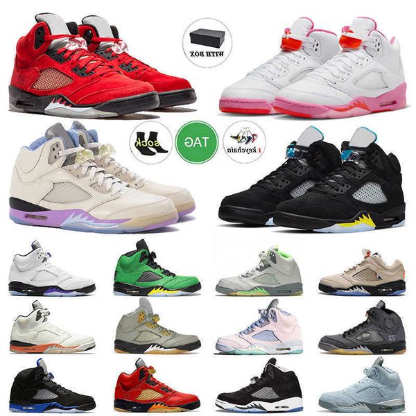 

mens aling og jumpman 5 basketball shoes 5s aqua unc raging bull we the fire red pinkscle white oreo sail off muslin womens 5s jce6, Black;white
