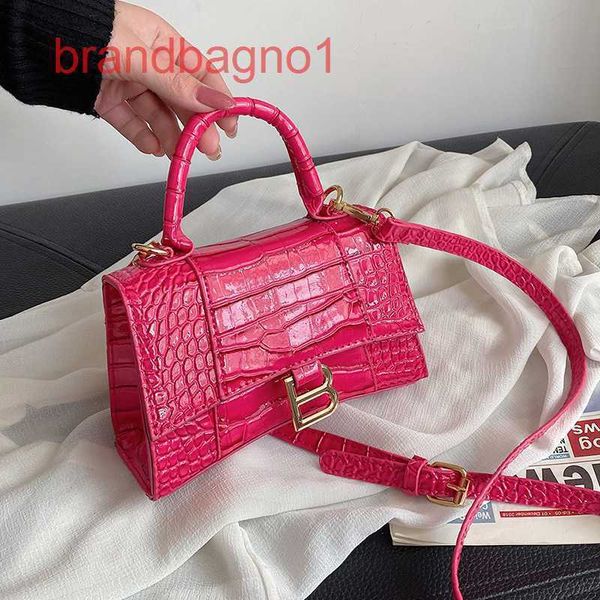

designer balencig hourglass bags for women handbags price 2022 fashion one shoulder female hourglass crocodile qlv1