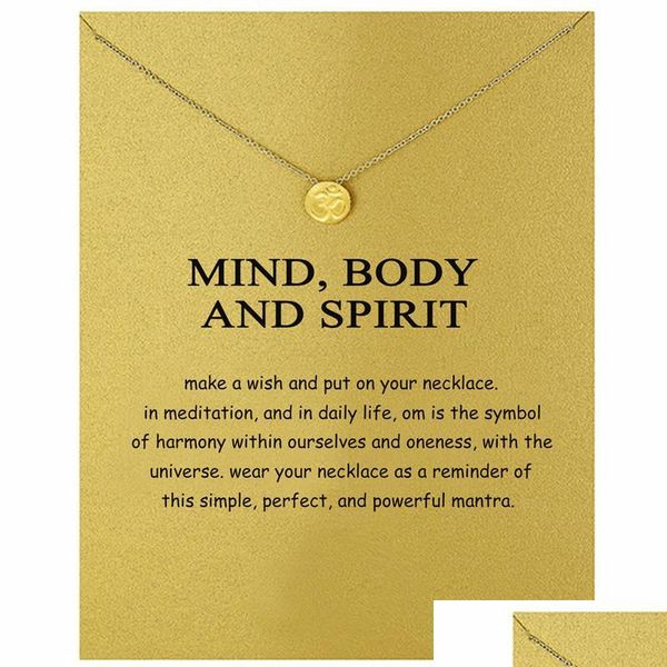 

pendant necklaces choker necklaces with card gold sier sports medal pendant necklace for fashion women jewelry mind body and spirit d dhen2, Silver