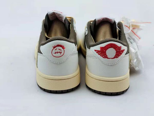 

shoes est release scotts 1s low og ts sp 1 s color white brown beige khaki university outdoor sneakers