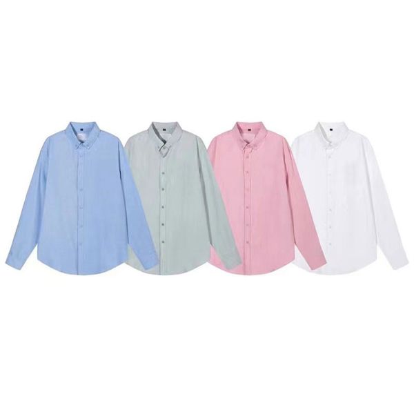 

classic heart embroidered shirt oxford woven fabric unisex, White