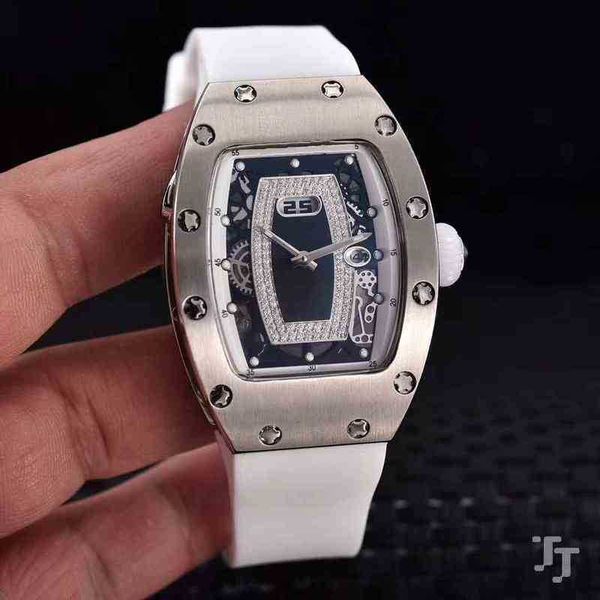 

luxury automatic mechanical watch richa milles designer mens mechanics es wristwatch women lady girl silver nmvh