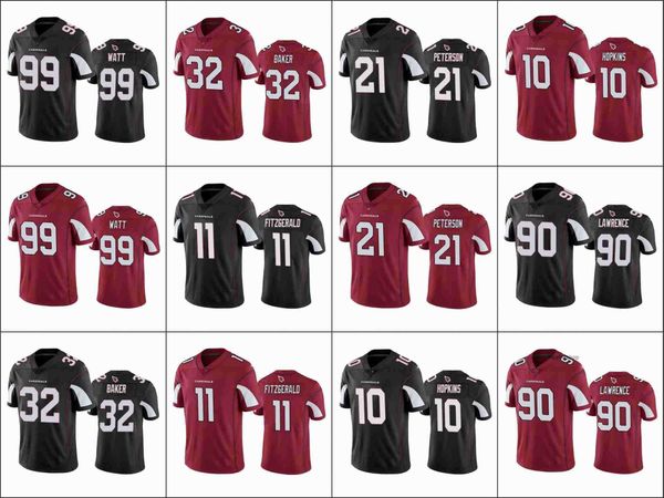 

jersey arizona''cardinals''men #99 j.j. watt 10 deandre hopkins 32 budda baker 11 larry fitzgerald 21 patrick peterson&#, Black