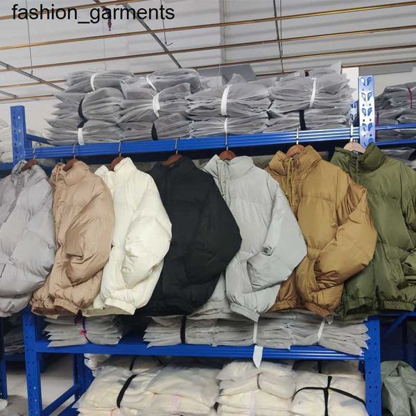 

dsigner men's brand essential thickened loose cotton jacket down jacket, Black