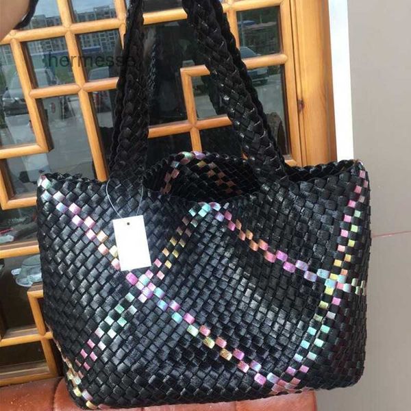 

evening bags bottegs v woven bag womens new hand large capacity textured vegetable basket sheep pattern one shoulder handbags shopping bag