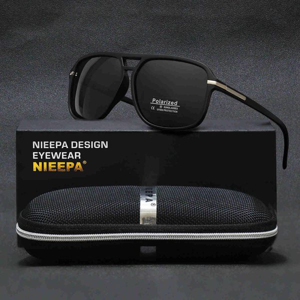 

2022 luxury polarized sunglasses men women fashion square male sun glasses vintage driving fishing eyeglasses shades uv400 0928, White;black