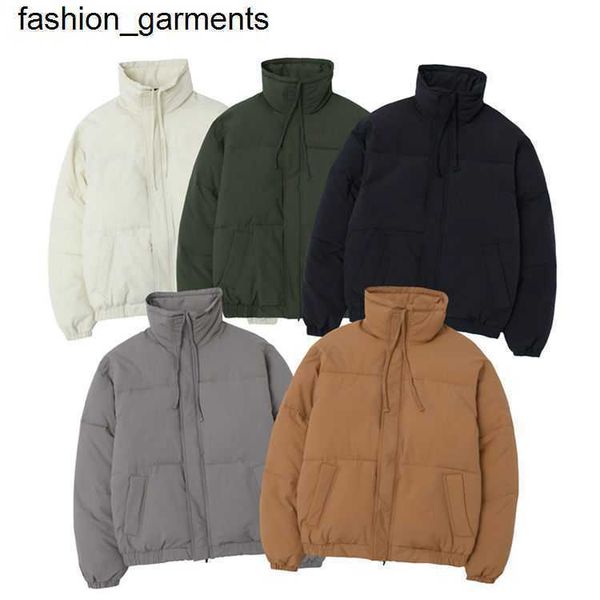 

dsigner men's essential thickened cotton jacket men's women's thick warm, Black