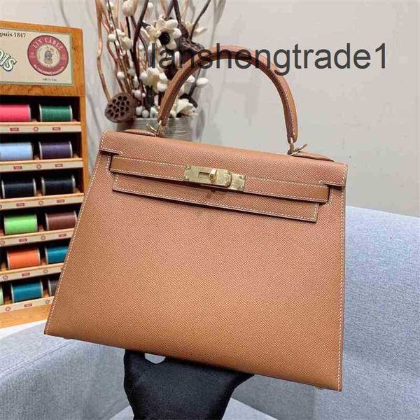 

herme women 2022 designer bags luxury fashion h home kely leather temperament women's palm grain cowhide mediu r6ul skqj