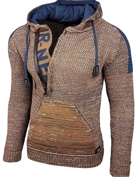 

men's sweaters winter warm men's hooded sweaters slim sweater longsleeved shirt male knitwear male pullover clothes 220929, White;black