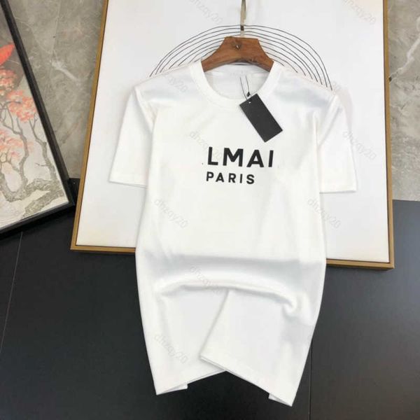 

balm t shirt mens designer chest letter pure cotton round neck short-sleeved trend large size casual shirt couple's pullover black 5xl, White;black