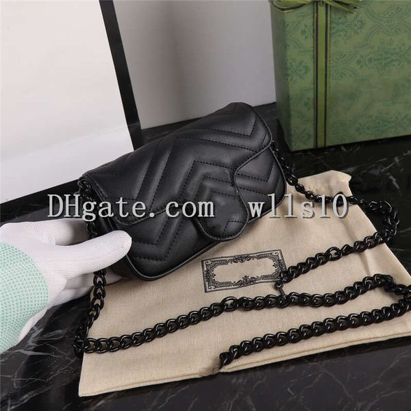 

luxurys designers brand bag women fashion 476433 marmont mini bags 16.5cm gb176 genuine leather crossbody handbag purses