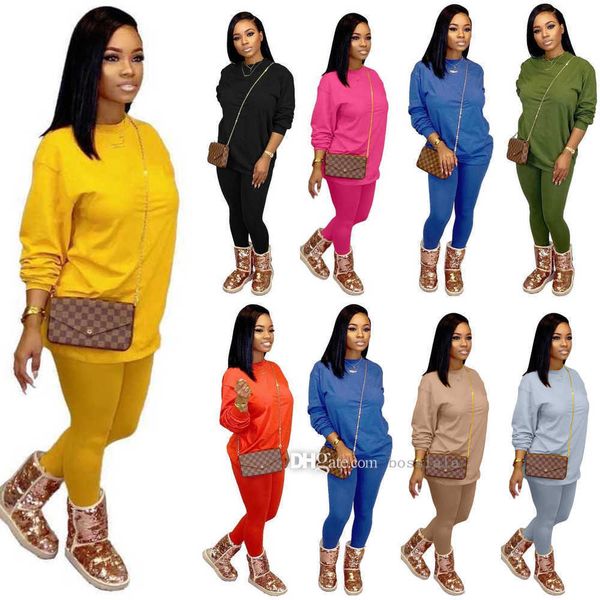 

designer tracksuits retail women 2 piece set sports leisure long sleeve pants outfits jogging suit xxxl plus size clothing, Gray
