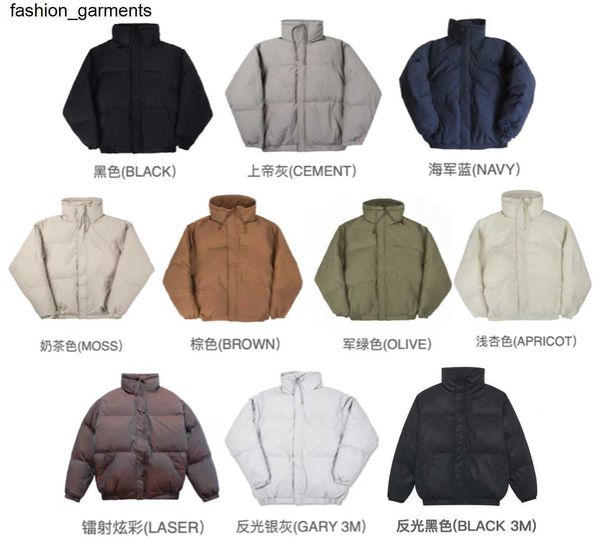 

dsigner men's parkas essential warm mens winter jackets loose, Black