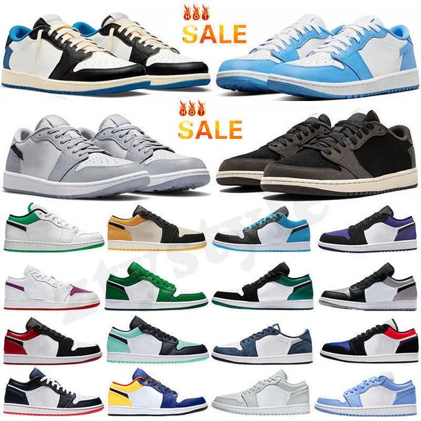 

2022 men low 1 1s basketball shoes starfish neutral grey university blue shadow black toe light smoke grey paris white camo women trainers
